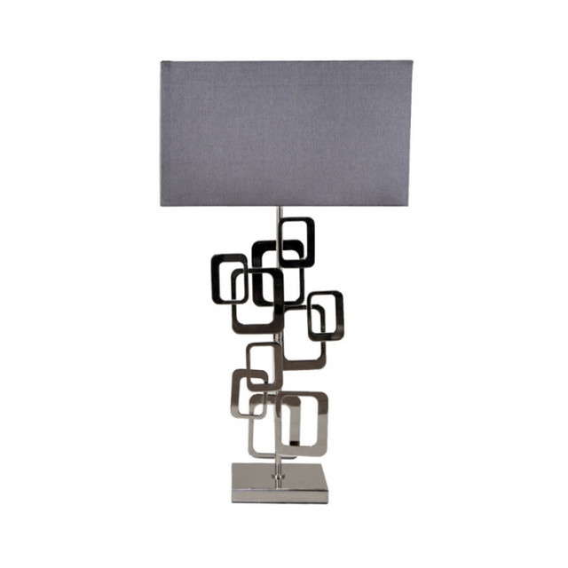 Настольная лампа Florence 5147 PUSHA ИНТЕРЬЕРНЫЕ 061823 Серый;хром  - Вид №1