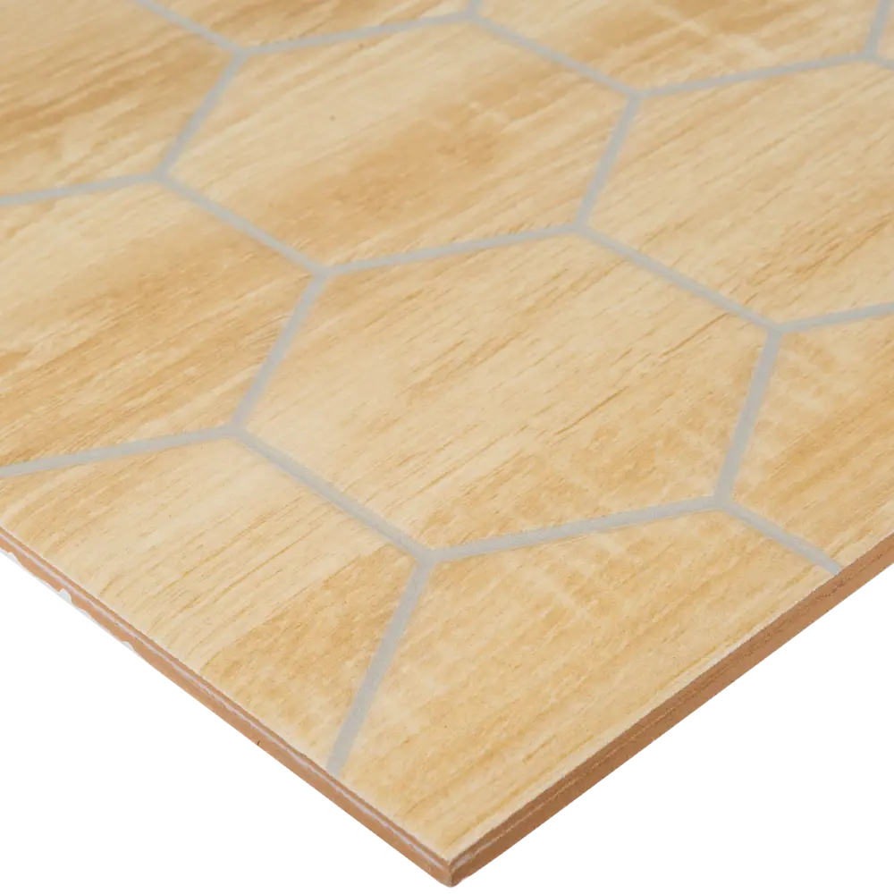 Плитка настенная Wood «Гексо» 60x30 см 1.62 м2 цвет бежевый BELANI STLM-2139368 - Вид №2