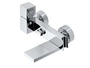 Латунный настенный смеситель для ванны с переключателем