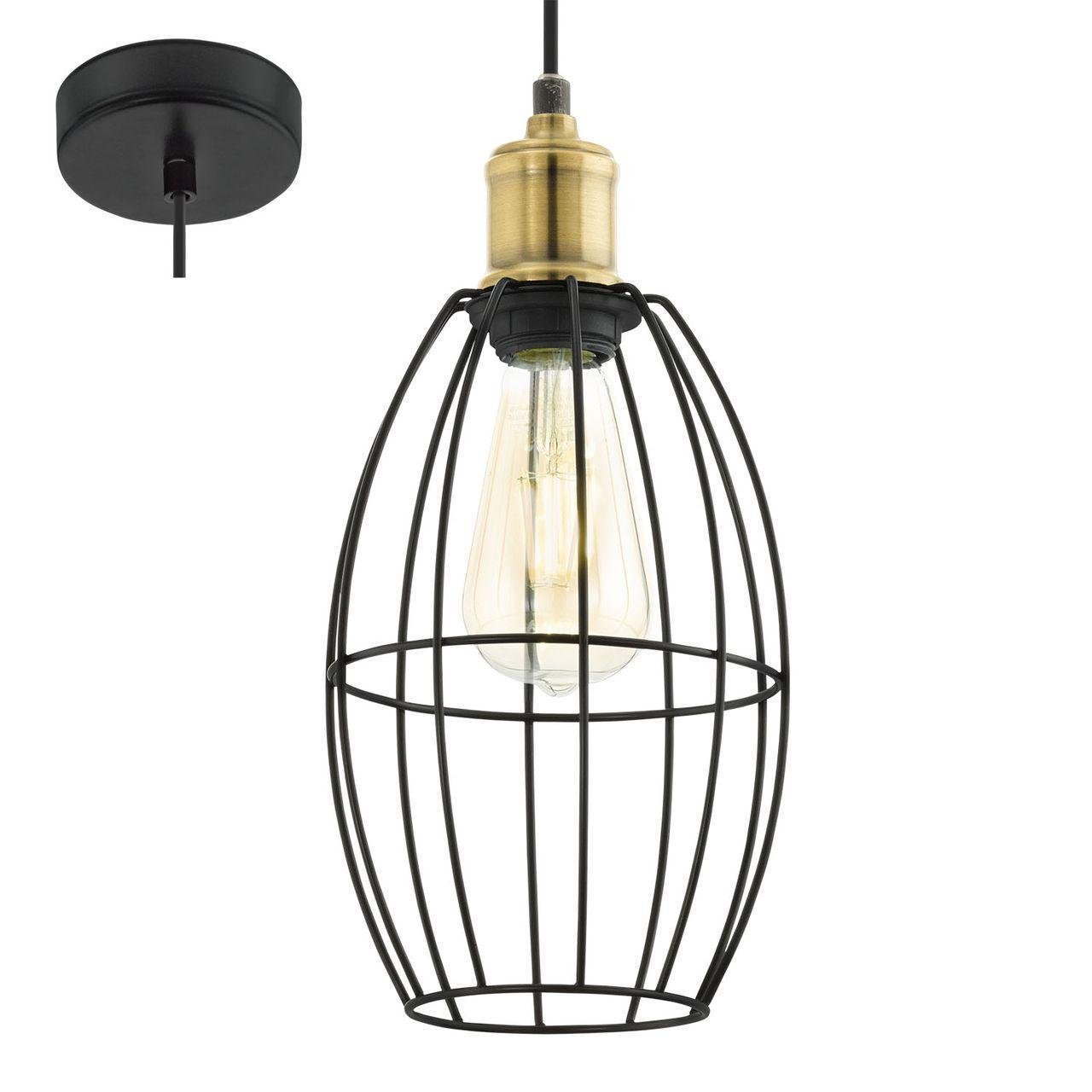 Подвесной светильник Eglo Denham 49789 EGLO DENHAM 086828 Черный  - Вид №1