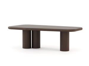 Прямоугольный обеденный стол из грецкого ореха