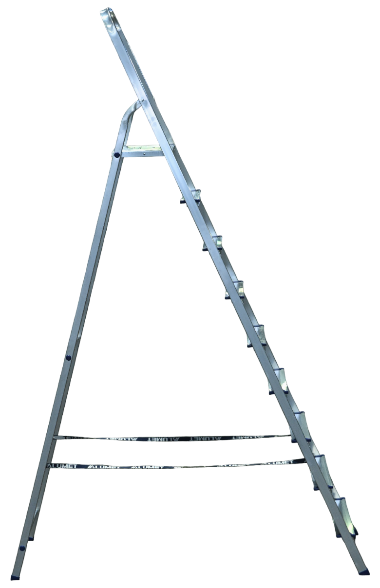 Стремянка алюминиевая 9 ст ALUMET Ам709 - Вид №4