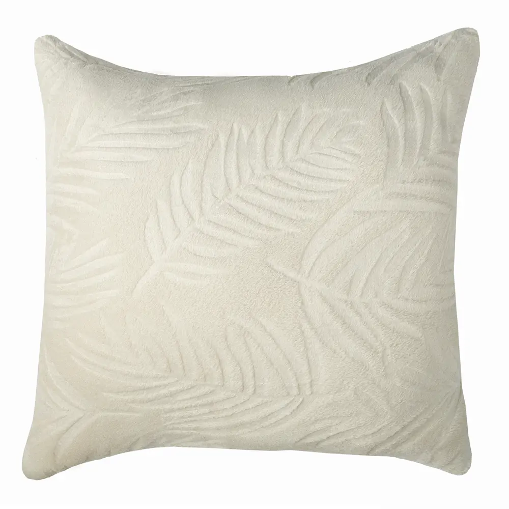 Декоративная подушка TEXREPUBLIC Листья 40x40 см цвет шампань 89417255 STLM-1563587