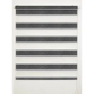 Штора рулонная день-ночь Дэли 100x160 см серая