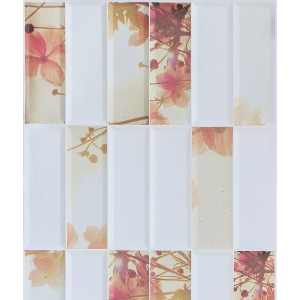 Панель ПВХ листовая 0.3 мм 955х480 мм Цветы 0.46 м² GRACE STLM-2190287