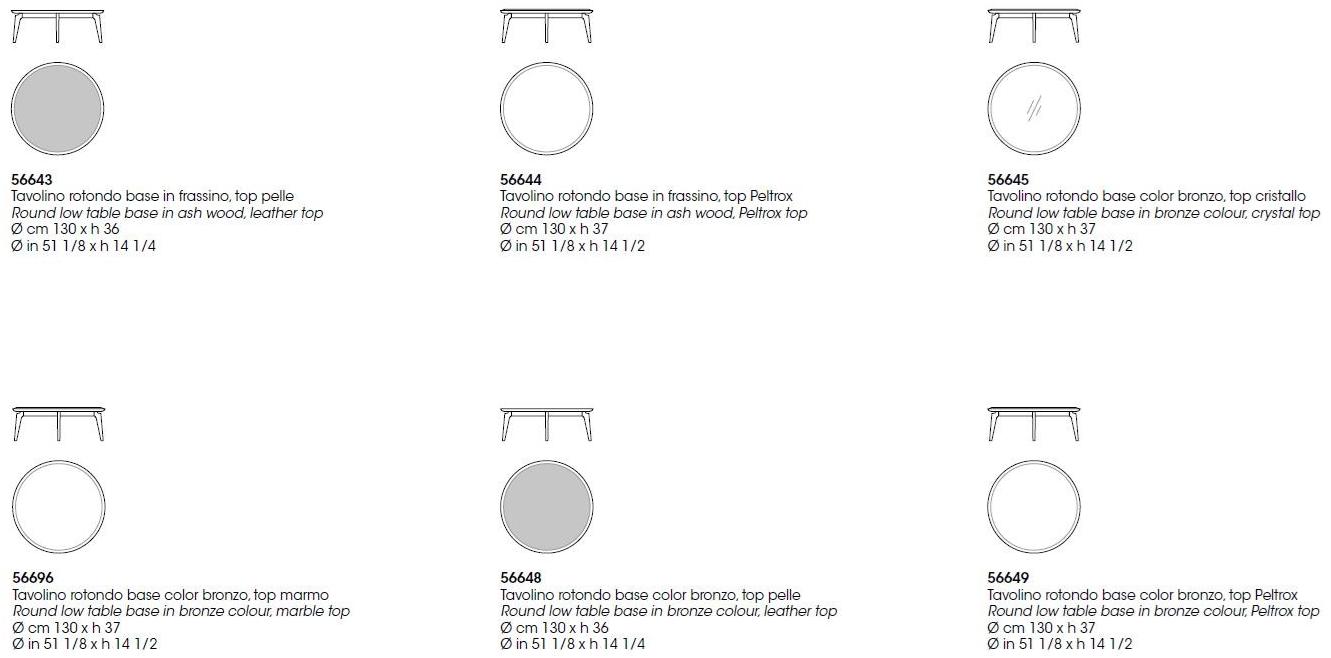 Giorgetti Круглый журнальный столик из мрамора sun-id-1373031 - Вид №3