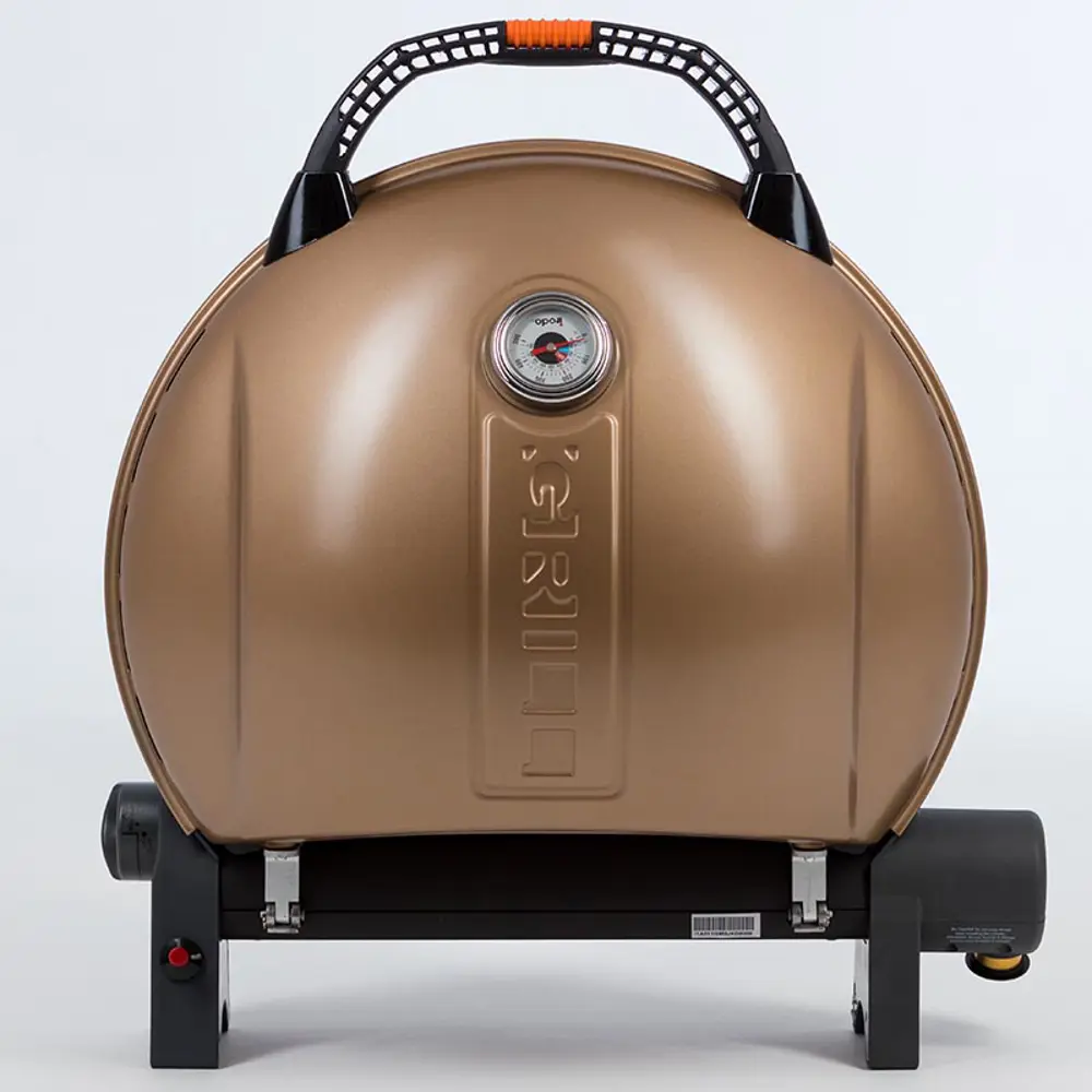 90983059 Газовый гриль O-Grill 900MT bicolor black-gold и адаптер А STLM-0953552