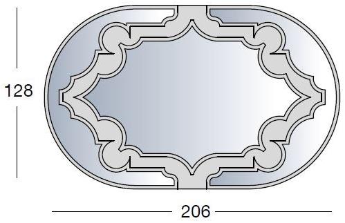 Longhi Овальное настенное зеркало Loveluxe 2013 – nobles collection Y 340 - Вид №8