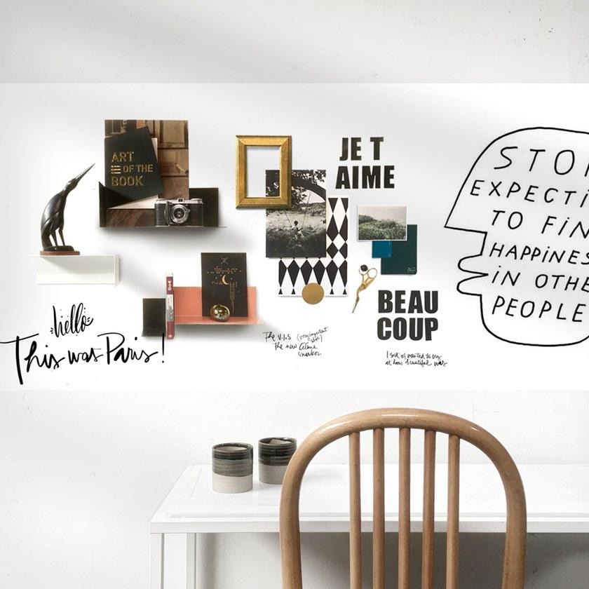 Groovy Magnets Магнитные виниловые обои Whiteboard sun-id-1446929 - Вид №3