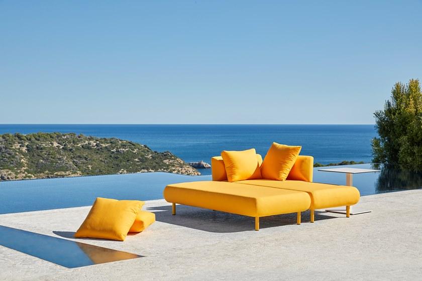 MUSOLA 2-х местный модульный садовый диван из ткани Salinas sun-id-1429825 - Вид №2