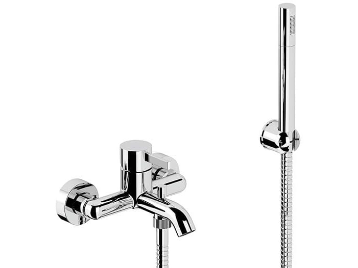 Однорычажный внешний смеситель для ванны с ручным душем Remer Rubinetterie метрическая ARCH-00012710