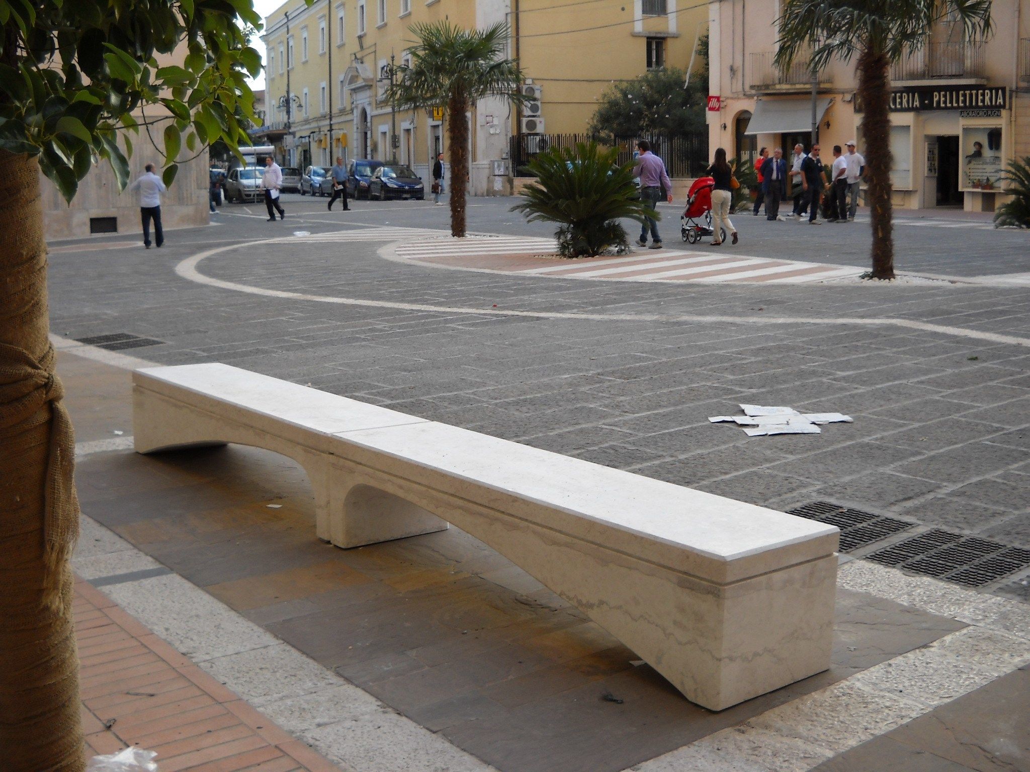 Скамья из камня Apricena Viscio Urban Design Onda ARCH-00104355 - Вид №6