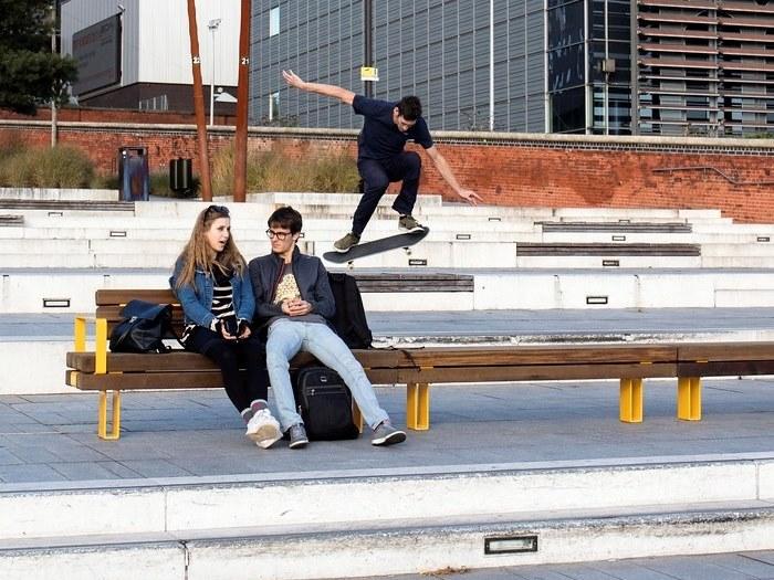 VESTRE Модульная модульная скамья из стали и дерева Kong sun-id-1387800 - Вид №2