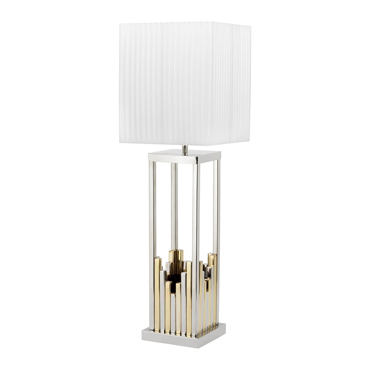 500263-10 ABHIKA НАСТОЛЬНАЯ ЛАМПА DOB PRETTY WHITE 