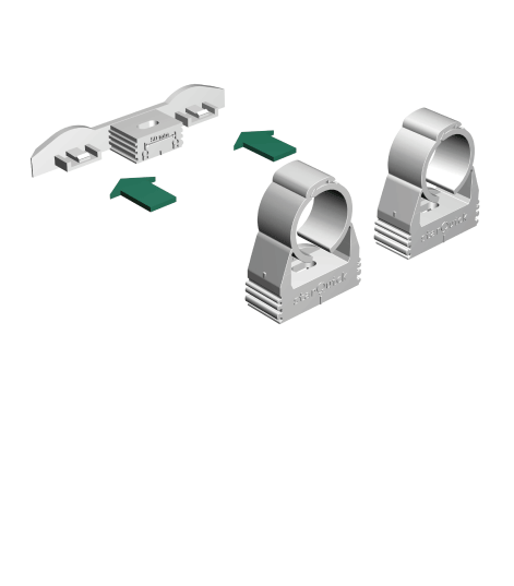 0854000 starQuick® Двойной держатель монтажные элементы для хомутов BIS starQuick® walraven  - Вид №2