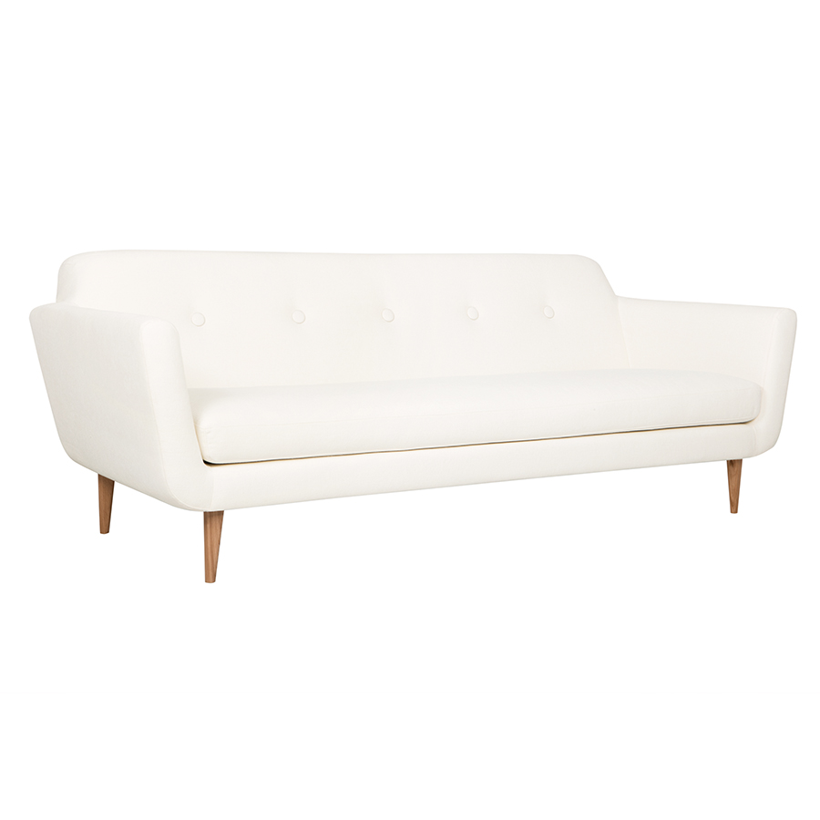 Диван Otto, трехместный, кремовый Sits S1503 - Вид №3