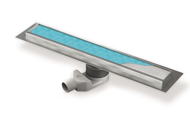 Цельнонержавеющий желоб ALPEN Klasik/Floor ALP N 1050 K  - Вид №1