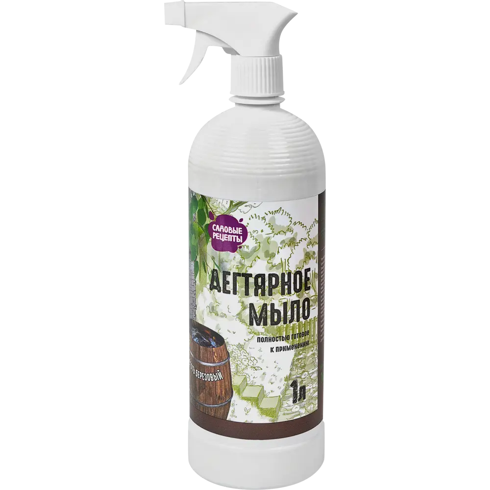 Santreyd Дегтярное инсектицидное мыло-спрей для растений 1 л 89231772 STLM-0952343