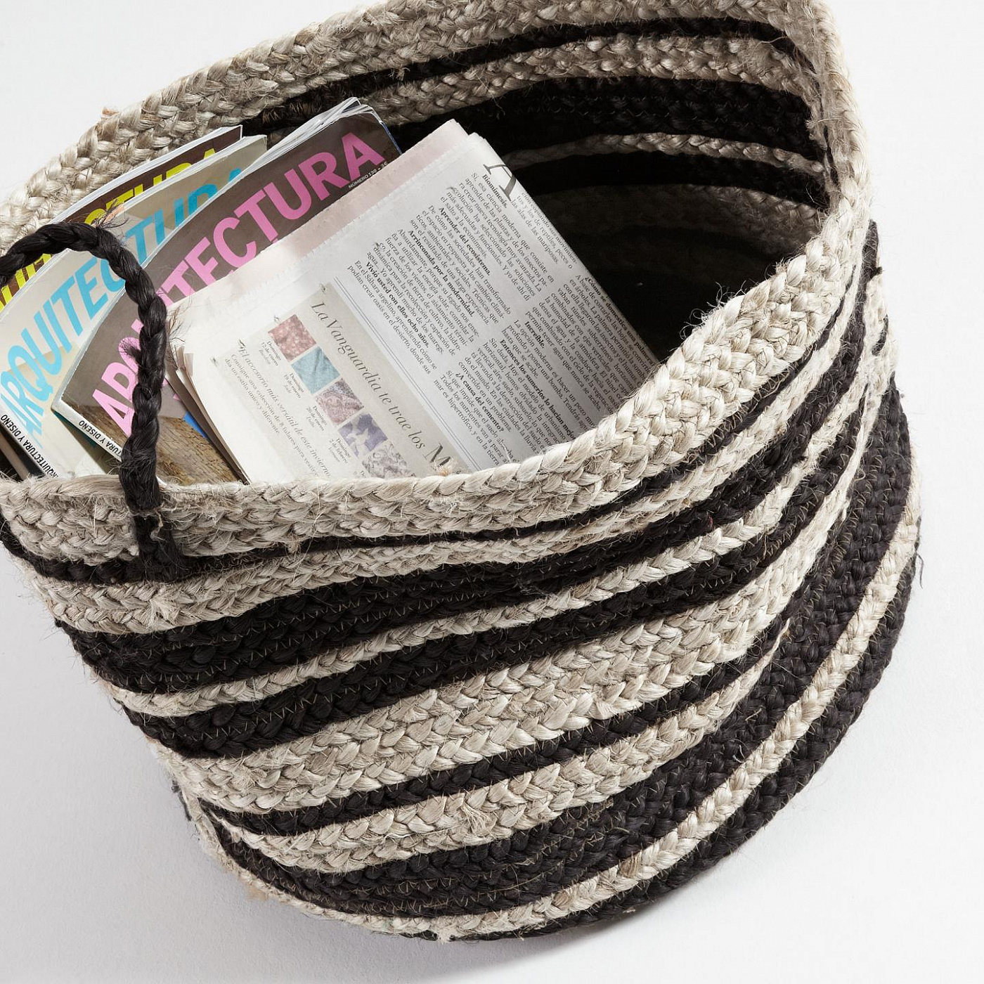 051532 Корзина Samy в полоску La Forma Saht  - Вид №1