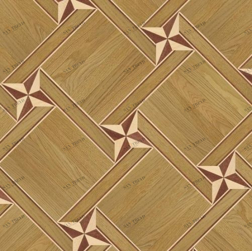 Художественный паркет Da Vinci Щитовой 26-338 Дуб (Гладкая) 500х500 мм 26010338