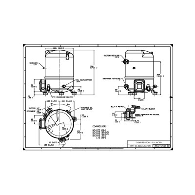 Danfoss MT/MTZ — Герметичные поршневые компрессоры MTZ36-5VI Компрессор MTZ36-5VI 