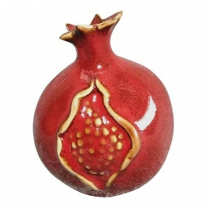 Статуэтка керамическая красная "Гранат" TO4ROOMS РАСТЕНИЯ 00-3893556 Коричневый
