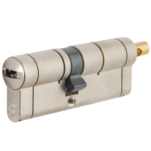 Цилиндр Mottura Champions 31 C31F363601C5, 31x10x31 мм, ключ/шток, цвет матовый никель, без вертушки