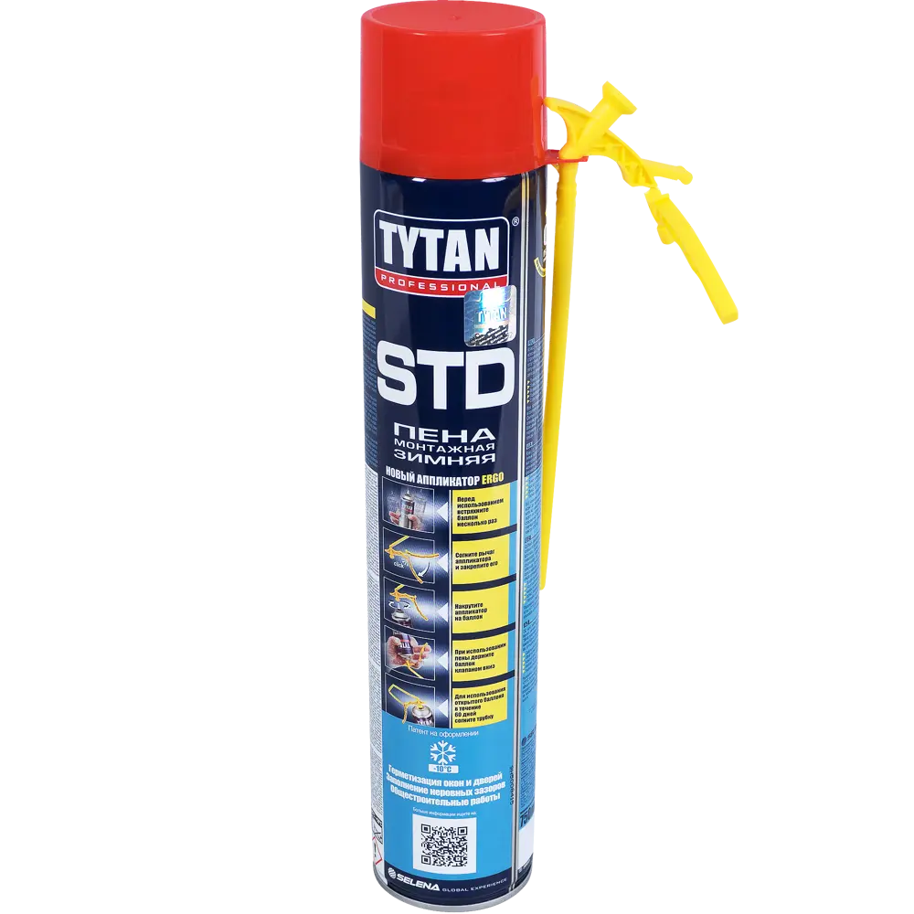 Пена монтажная ручная Tytan СТД зимняя О2 ERGO, 750 мл STLM-2212455 - Вид №2