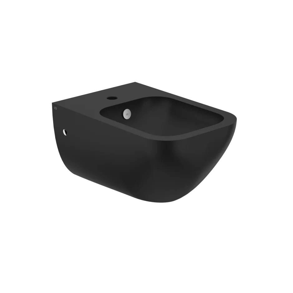 Биде 39115 532 Gessi Inverso МАТОВАЯ ЧЕРНАЯ КЕРАМИКА 39115532