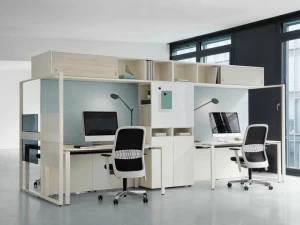 BENE Несколько рабочих станций со встроенной полкой Frame_s