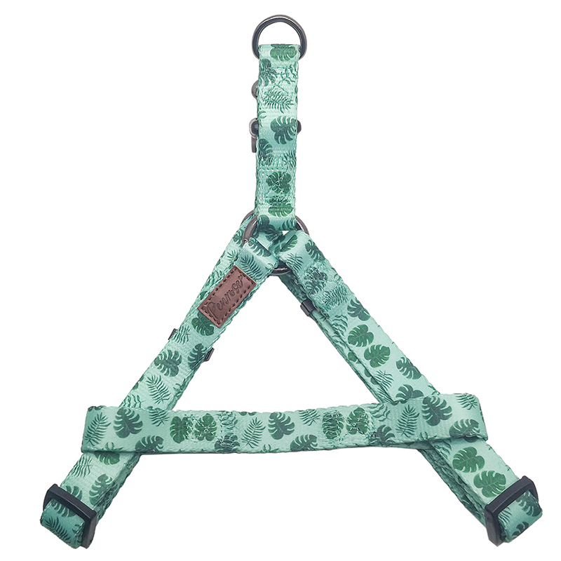 ПР0050121 Шлейка для собак Palm 10мм (обхват 25-40см) зеленая Great&Small 