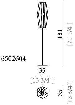 Arketipo Торшер из стекла Oompa-loompa sun-id-1441768 - Вид №4