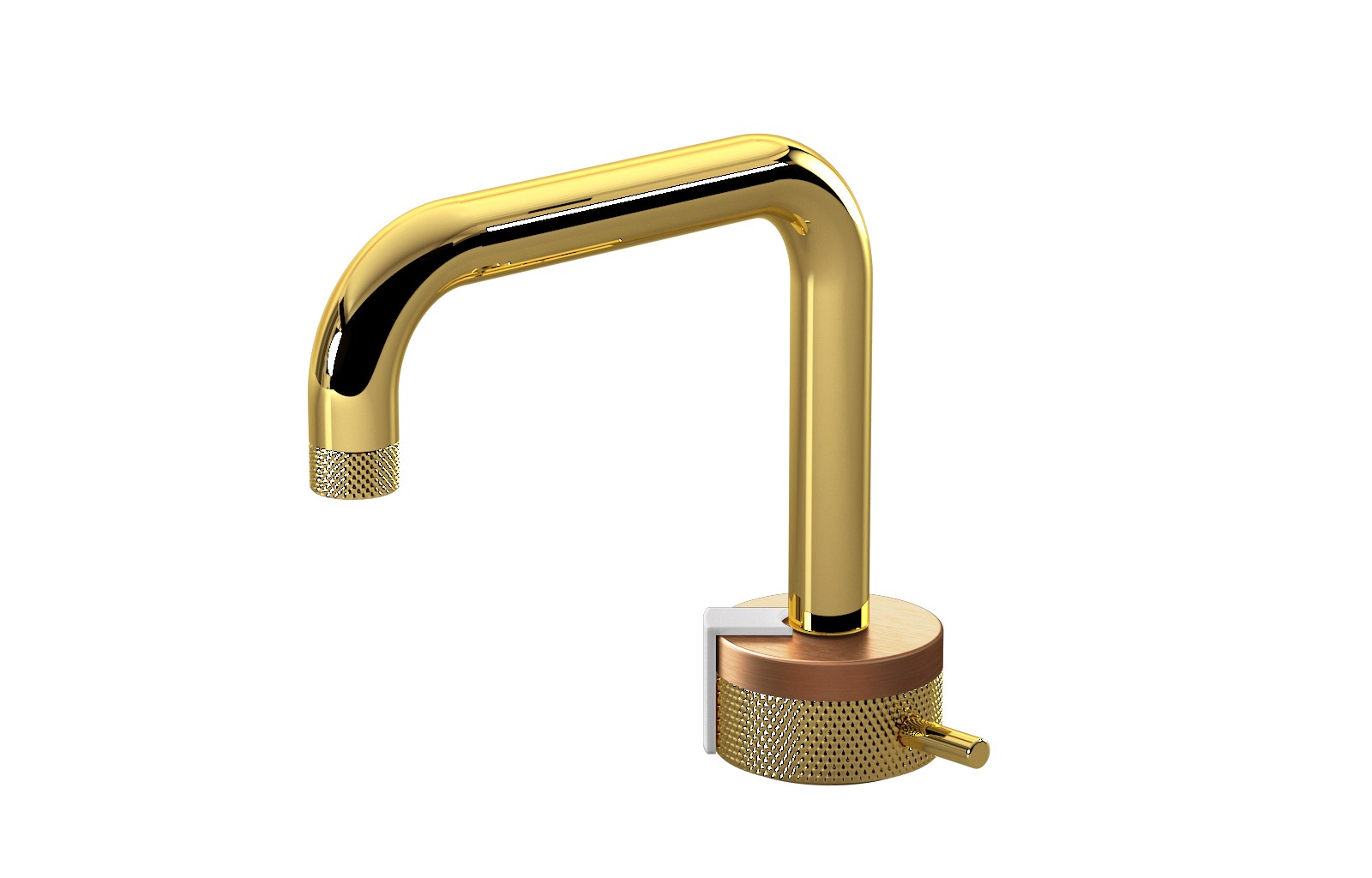 E-11500-R1BRG-L2WT-AU Однорычажный прогрессивный смеситель для раковины - излив 15,3см GRAFF MOD+