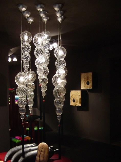 melogranoblu Подвесной светильник из дутого стекла Opera sun-id-1358204 - Вид №1