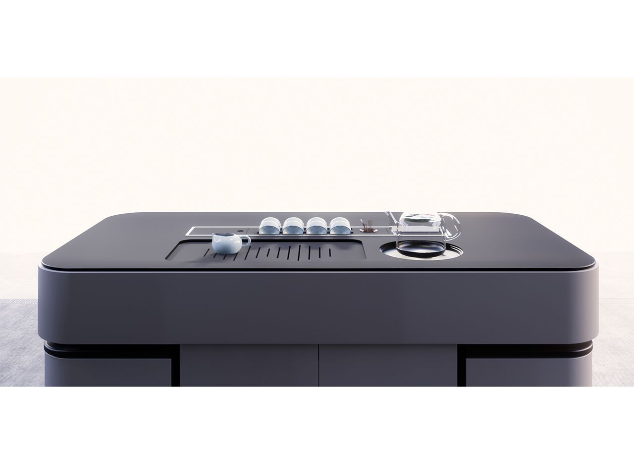 Прямоугольный стол для общественных мест со встроенными стульями MaxForm Titan ARCH-00062716 - Вид №3