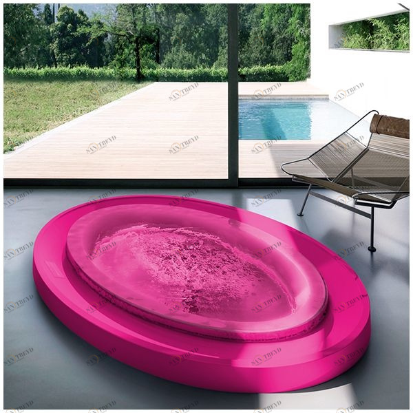 Бассейн Gruppo Treesse Fusion 231 SPA-V864H-R встроенный овальный розовый Fusion SPA SPAV864HR