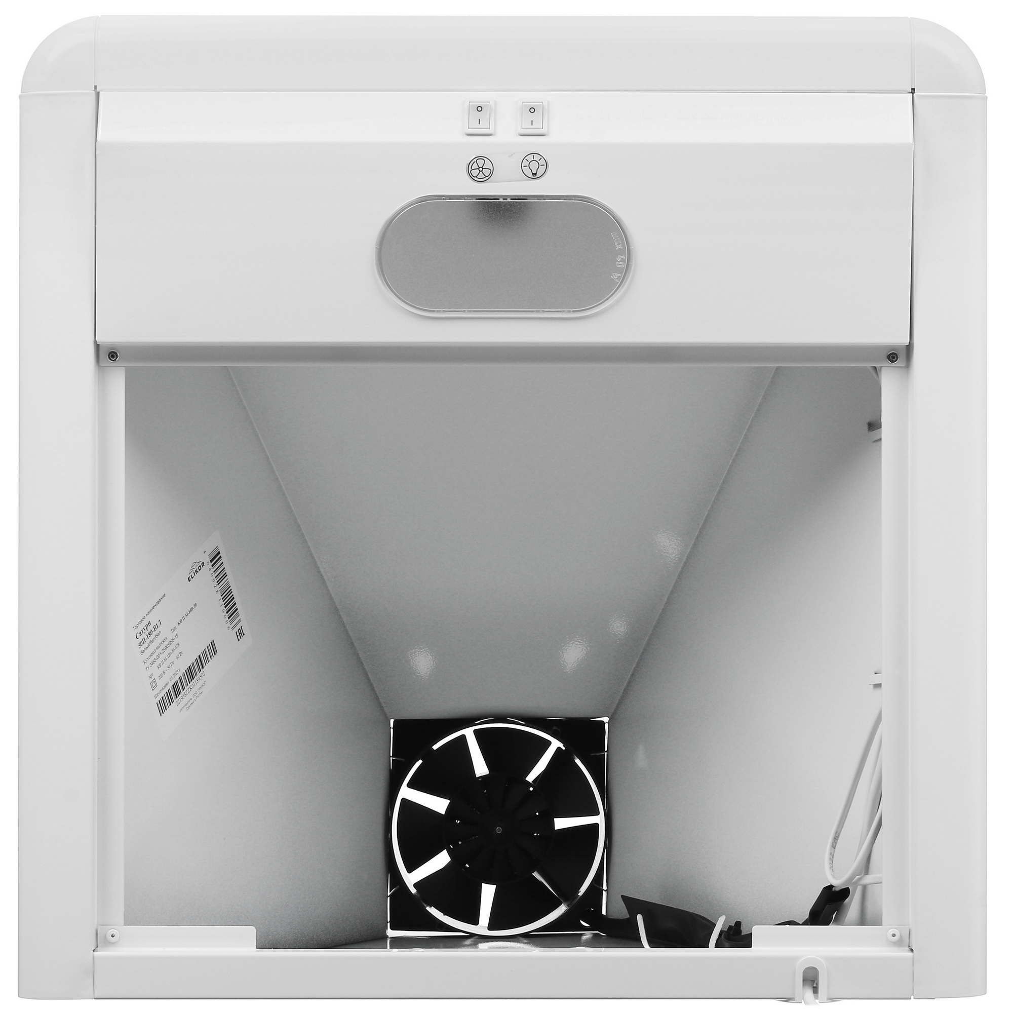 9973187 Вытяжка каминная ELIKOR Сатурн 50П-180-В1Л белый/белый STDN-0106411 - Вид №6