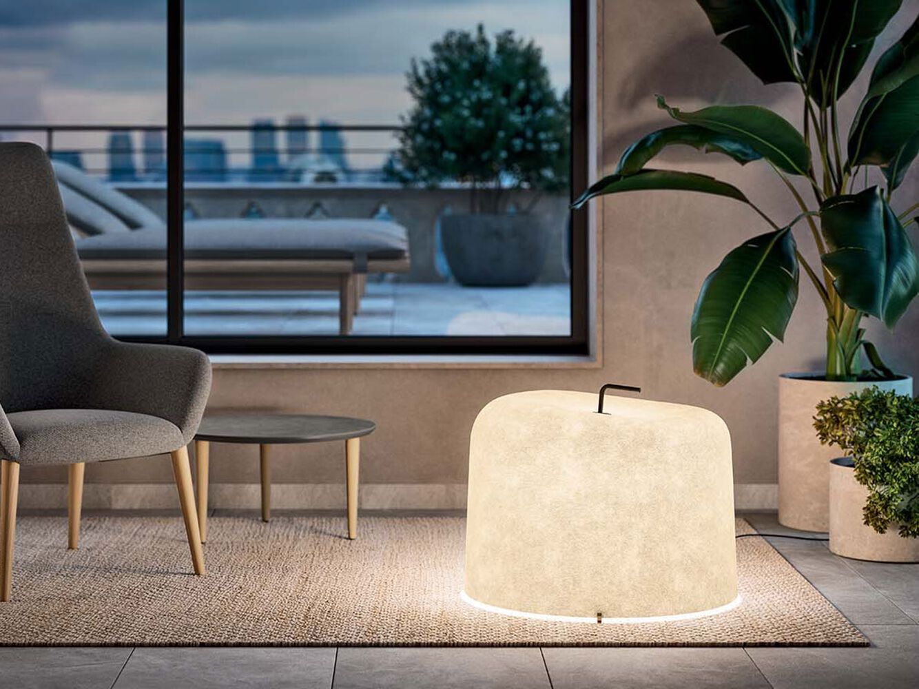 Торшер из стекловолокна Quadrifoglio Group Design Lighting ARCH-00051670