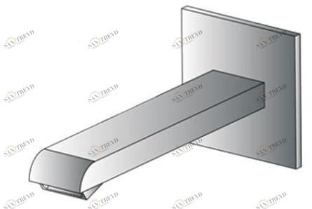 RUBINETTERIE STELLA Хромированный излив для умывальника Casanova 868
