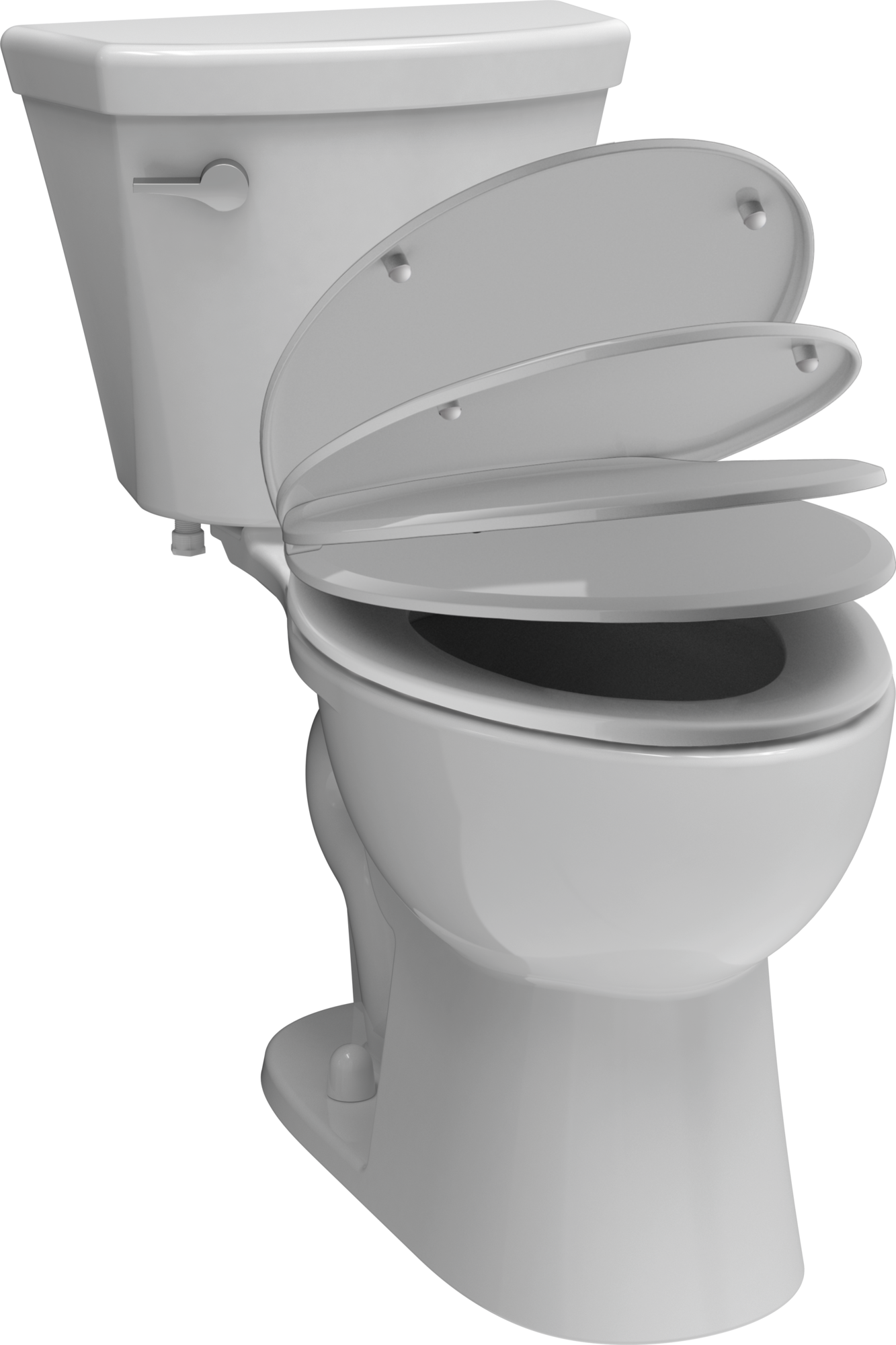 C43908-WH Удлиненный туалет Delta Faucet Turner Белый - Вид №5