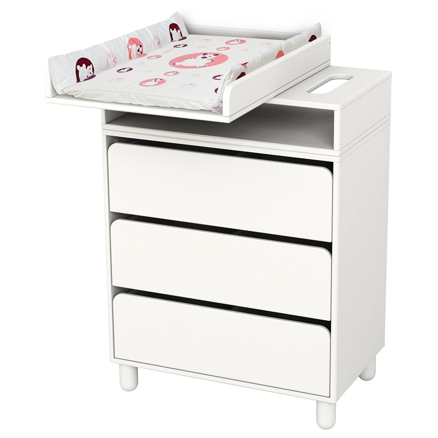 Стол пеленальный Flexa Baby с тремя ящиками, белый, 96х72х43,5/72 см 901066140 - Вид №15