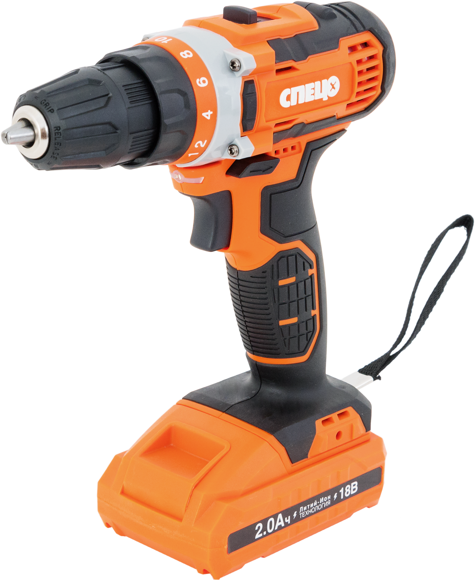 82245610 Дрель-шуруповерт аккумуляторная БДА-18-ЛИ, 18 В Li-ion 2x2 Ач STLM-0022960 СПЕЦ 