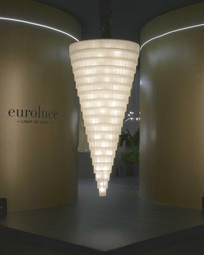 Euroluce Lampadari Подвесной светильник из сатинированного стекла Plissè Plissé sun-id-1439902 - Вид №2