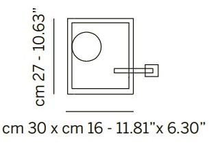 Euroluce Lampadari Настенный светильник из металла и пирекса Rhythm sun-id-1430549 - Вид №1