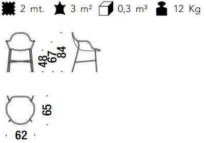 Moroso Стул с подлокотниками Tia maria sun-id-1491690 - Вид №6