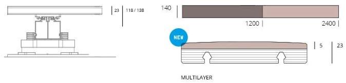 Listone Giordano Профнастил во фрассино Decking sun-id-1505785 - Вид №4