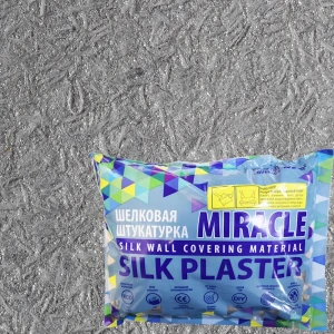 Жидкие обои Silk Plaster Миракл 1038Ж 1.7 кг цвет серый