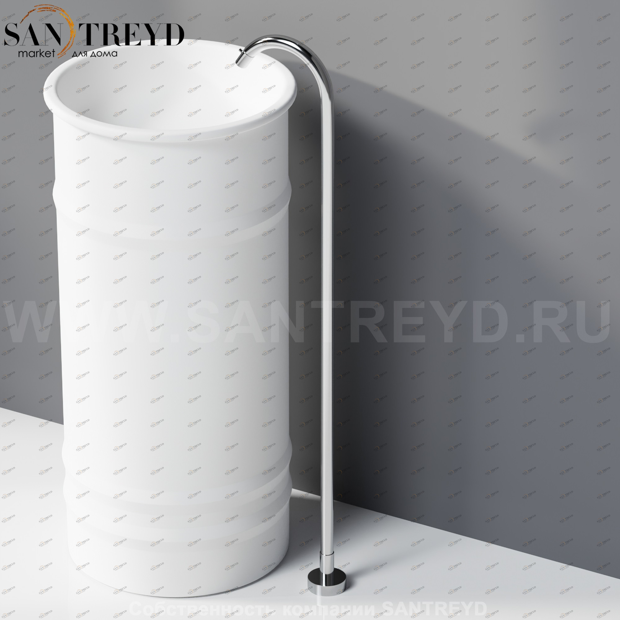 Напольный смеситель ARUB1460000S FEZ 2 для раковины хромированный Agape