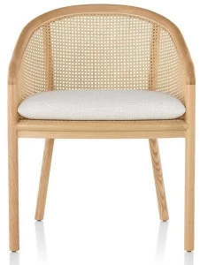 Herman Miller Стул из венской соломы со встроенной подушкой Landmark