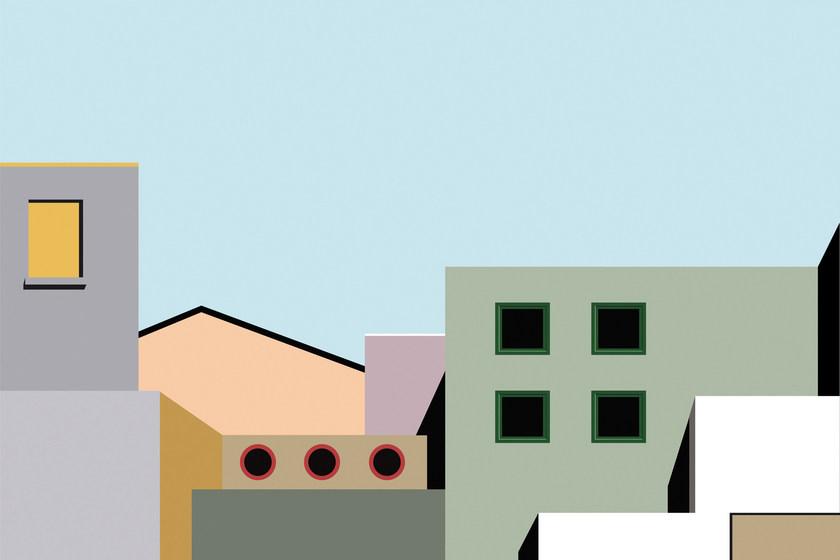 GLAMORA Моющиеся виниловые обои для детей Itinerary sun-id-1422968 - Вид №1